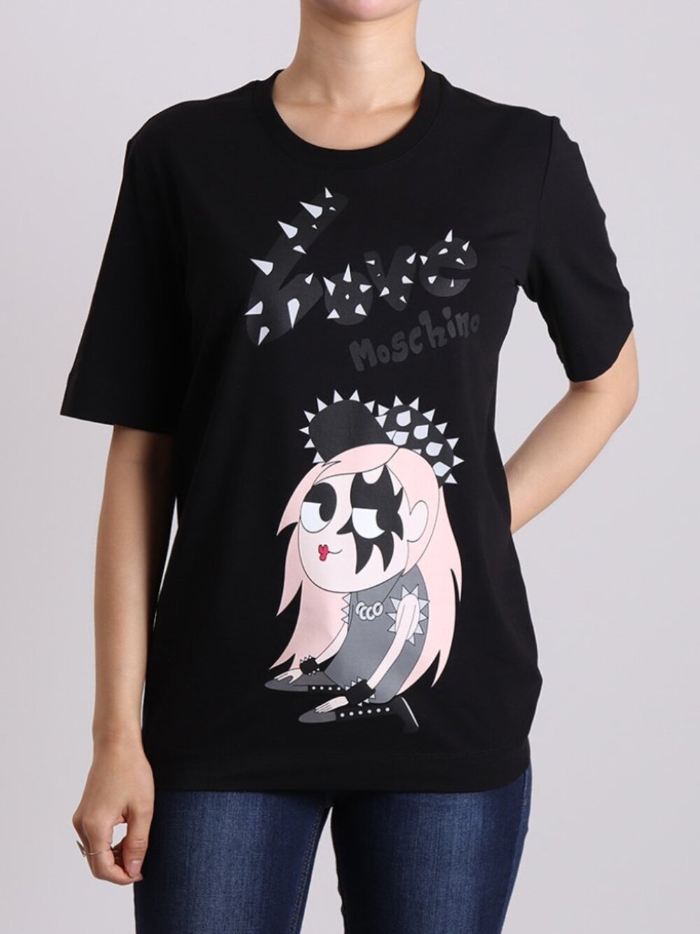 NWT - Love Moschino Character T-shirt - Black🖤